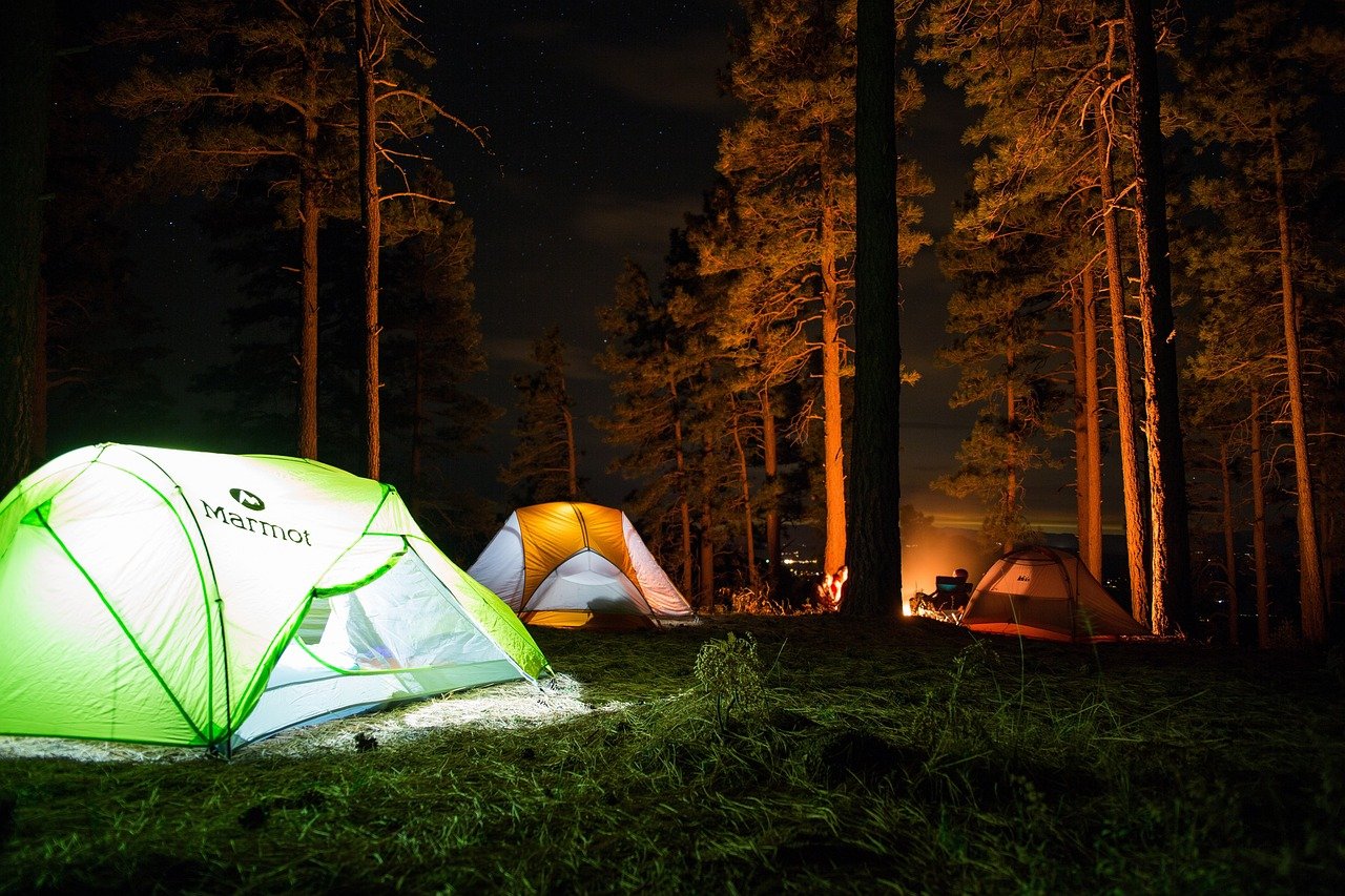 camp, outdoor, nature